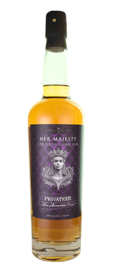 Privateer 5 Year Old "Her Majesty Queen's Share - Raising Glasses" Cask Strength Single Barrel Pot Still Massachusetts Rum (750ml)