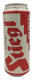 Stiegl Brauerei "Goldbräu Premium" Lager, Austria (16oz Cans)