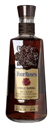 Four Roses 10 Year Old "Private Select - OBSO" K&L Exclusive Single Barrel #SN-60-6 Cask Strength Kentucky Straight Bourbon (750ml)
