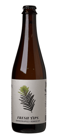 Eye Cyder Works "Fresh Tips" Barrel Aged w/ Gravenstein apples & redwood tips, California (500ml.)