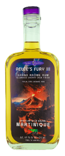 La Galion Distillery "Pelee's Fury III - Raising Glasses" Cask Strength Small Batch Oloroso Sherry Finished Martinique Rum (375ml)