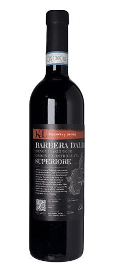 Barbera wine bottle