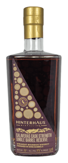 Hinterhaus Distilling Calaveras Cask Finished Cask Strength Single Barrel Bourbon Whiskey (750ml)