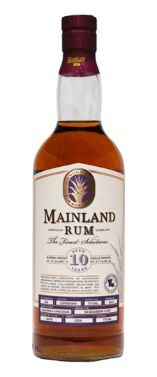 2014 Mainland Rum American Rum Co. 10 Year Cask Strength Single Ex-Bourbon Barrel Louisiana Rum (750ml)