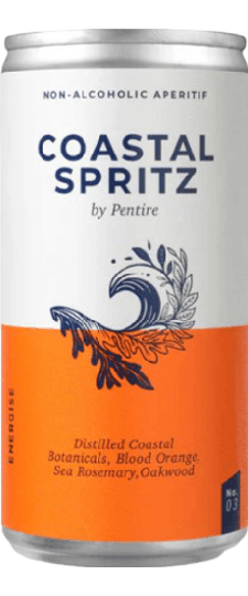 Pentire "Coastal Spritz" Non-Alcoholic Mocktail (200mL Can)