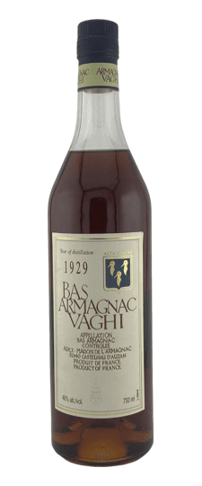 1929 Vaghi Vintage Bas Armagnac