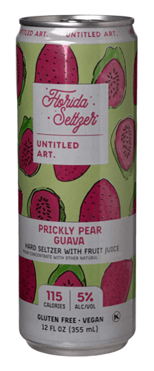 Untitled Art Prickly Pear Guava Hard Seltzer, Wisconsin (12oz cans)
