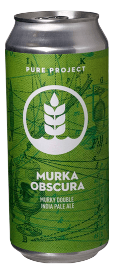 Pure Project "Murka Obscura" Murky Double IPA, California (16 oz. can)