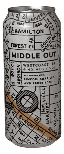 Fieldwork Brewing Co. "Middle Out" WC IPA, California (16 oz.can)