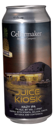 Cellarmaker Brewing Company "Juice Kiosk" Hazy IPA, California (16oz. can)