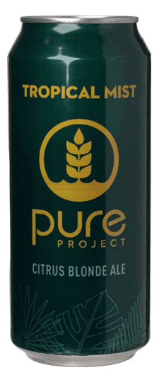 Pure Project "Tropical Mist" Citrus Blonde Ale, California (16 oz. can)