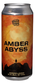 Ghost Town Brewing "Amber Abyss" Amber Lager, California (16oz cans)
