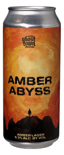 Ghost Town Brewing "Amber Abyss" Amber Lager, California (16oz cans)