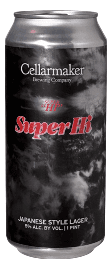 Cellarmaker Brewing Co. "Super-Hi" Japanese-Style Lager, CA (16oz can)