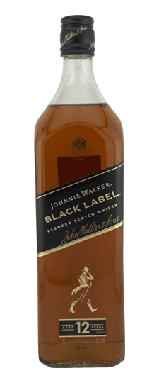 Johnnie Walker Black Label Blended Scotch Whisky (1L)