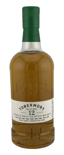 Tobermory 12 year old Isle of Mull Single Malt Whisky (750ml)