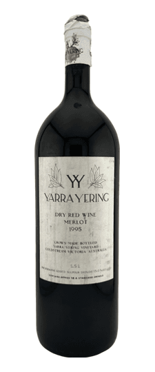 1995 Yarra Yering Merlot (1.5L) (Pushed Corks, Stained Labels)