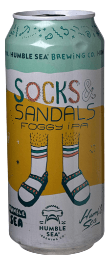 Humble Sea Brewing "Socks & Sandals" DDH Foggy IPA, California (16 oz. can)