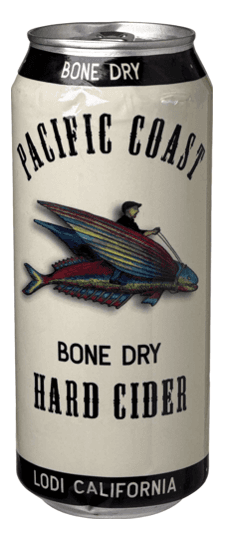Pacific Coast Ciders "Dry Apple" Cider, California (16oz can)