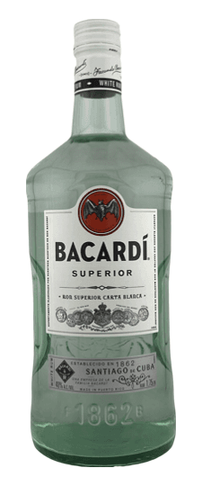 Bacardi Superior Silver Rum (1.75L)