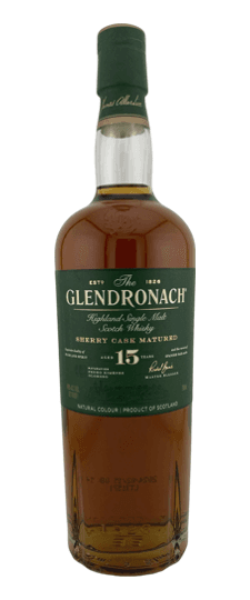 Glendronach 15 Year Old "Sherry Cask Matured" Highland Single Malt Scotch Whisky (700ml)