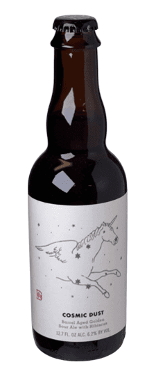 The Rare Barrel "Cosmic Dust" Golden Sour Aged in Oak Barrels with Hibiscus, California (375ml)