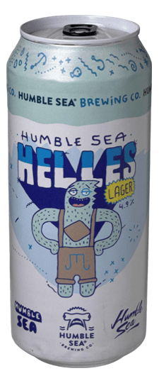 Humble Sea Brewing "Humble Sea Helles" Munich-style Helles Lager, California (16 oz. can)