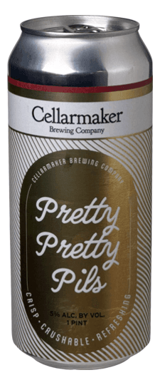 Cellarmaker Brewing Co. "Pretty Pretty Pils" Pilsner, California (16 oz. can)
