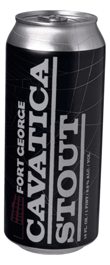 Fort George Brewery "Cavatica Stout" American Double Stout, Oregon (16oz can)