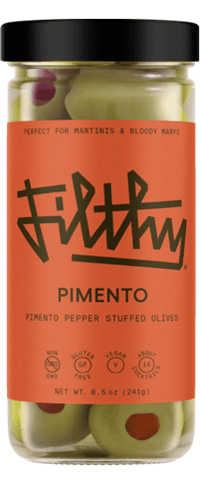 Filthy Pimento Stuffed Olives 8 oz
