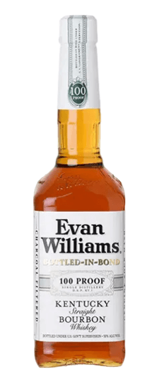 Evan Williams White Label Bottled-in-Bond 100 Proof Bourbon (750ml)