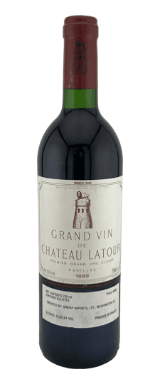 1989 Latour, Pauillac (lightly scuffed label)