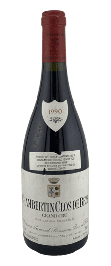 1990 Domaine Armand Rousseau Chambertin-Clos de Bèze Grand Cru (Nicked Label)