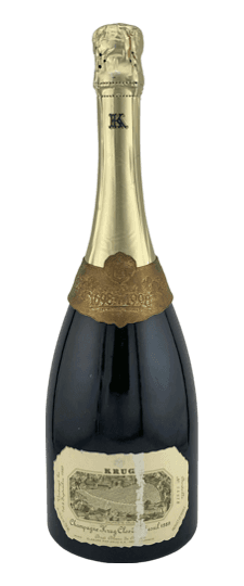 1989 Krug "Clos du Mesnil" Brut Blanc de Blancs Champagne (Scuffed Label)