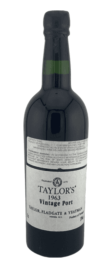 1963 Taylor Fladgate Vintage Port (Signs of Seepage, Detached/Stained Label)