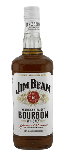 Jim Beam White Label Straight Kentucky Bourbon Whiskey (1L)