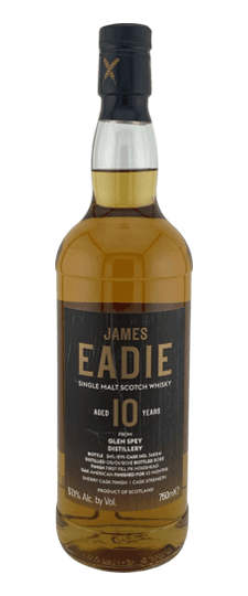 2012 Glen Spey 10 Year Old "James Eadie" First Fill PX Hogshead Sherry Cask Finish Single Malt Scotch Whisky (700ml)