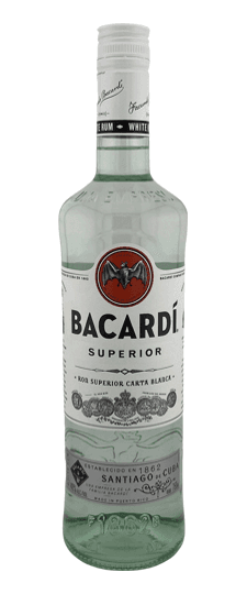 Bacardi Superior Silver Rum (750ml)