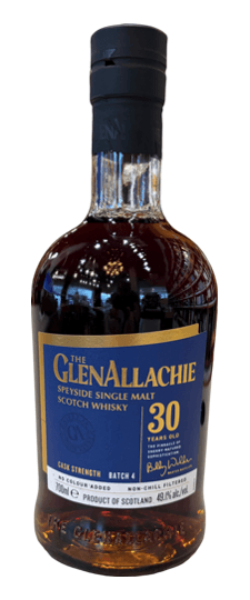 GlenAllachie 30 Year Old Batch 4 Cask Strenght Speyside Single Malt Scotch Whisky (700ml)
