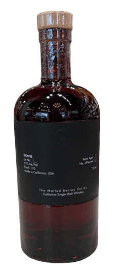Wolves 7 Year Old "The Malted Barley Series - Lot 1" California Single Malt Whiskey (750ml)