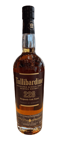 Tullibardine “228 Burgundy Cask Finish” Highland Single Malt Scotch Whisky