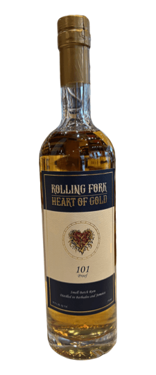 Rolling Fork "Heart Of Gold" Jamaica & Barbados Blended Rum (750ml)