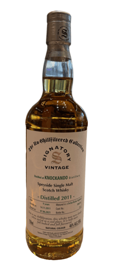 2011 Knockando Signatory Un-chillfiltered 9 Year Old (750ml)