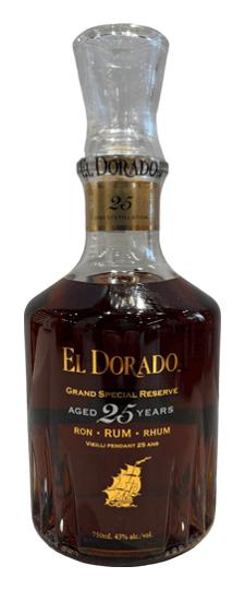 El Dorado 25 Year Old Demerara Guyana Rum (750ml)