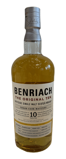 BenRiach 10 Year Old "The Original Ten" Speyside Single Malt Scotch Whisky (750ml)
