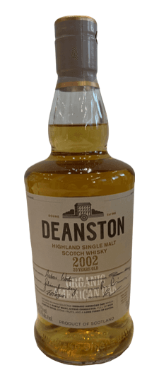 2002 Deanston 20 Year Old American Oak Highland Single Malt Scotch Whisky