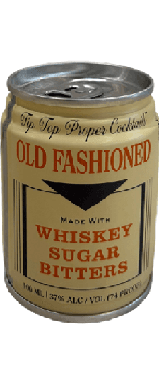 Tip Top Proper Cocktails Whiskey Old Fashioned 100mL can