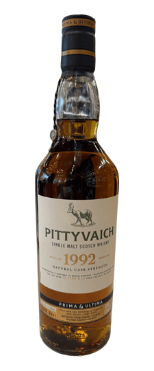 1992 Pittyvaich 30 Year Old Prima & Ultima Cask Strength Single Malt Scotch (700 ml)