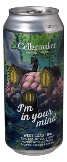 Cellarmaker Brewing Company "I'm In Your Mind" WC IPA, California (16oz. can)
