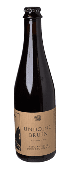 Ghost Town Brewing "Undoing Bruin" Oak-Aged Flanders Brown, California (500 ml.)